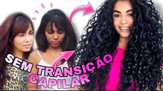 COMO TIRAR A QUÍMICA DO CABELO SEM TRANSIÇÃO CAPILAR  Joyce Lima [upl. by Hanah]