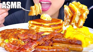 ASMR AMERICAN BREAKFAST MUKBANG  Eating Show  ASMR Phan [upl. by Icyaj]