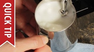 How to AutoFroth Milk for Lattes [upl. by Skvorak]