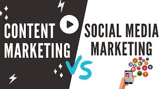 Content Marketing VS Social Media Marketing Whats The Difference [upl. by Nahgrom]