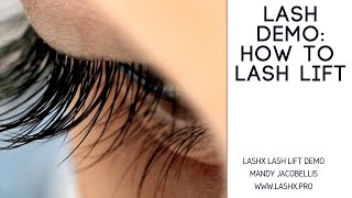 How To Do a Lash Lift and Tint  Best Eyelash Extensions Tutorial [upl. by Aicertal468]