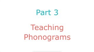 Teaching Phonograms [upl. by Nirahs]