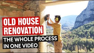 HOW I RENOVATED AN ANCIENT ABANDONED HOUSE  🛠️ Full DIY HowTo Process [upl. by Yesiad585]