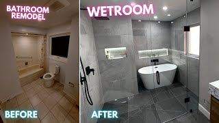 Building a WETROOM  Bathroom Renovation [upl. by Stutzman]