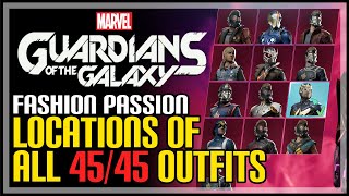 Guardians of the Galaxy All Outfit Locations [upl. by Towland]