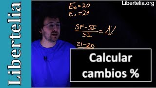 Calcular variaciones porcentuales de forma fácil  Libertelia [upl. by Ivette]