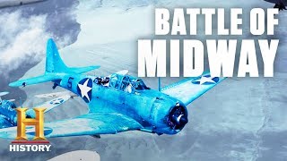 Battle of Midway Tactical Overview – World War II  History [upl. by Flita]