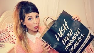 Huge Lush Haul  Zoella [upl. by Harbison]