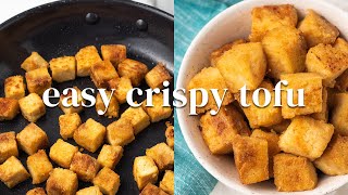 Easy CRISPY Tofu [upl. by Opportuna]