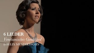 Venetianisches Gondellied  Lieder op 57 V  Felix Mendelssohn  Lisette Oropesa [upl. by Nydnarb]