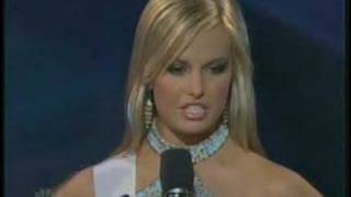 Miss Teen USA 2007  South Carolina answers a question [upl. by Marcelline]