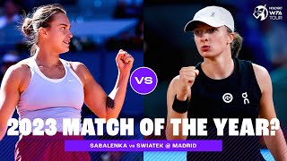 FULL MATCH  Iga Swiatek vs Aryna Sabalenka  2023 Madrid Final [upl. by Onairot583]