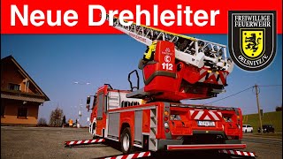 Neufahrzeug Magirus Drehleiter der Feuerwehr Oelsnitz im Vogtland [upl. by Esinehc]