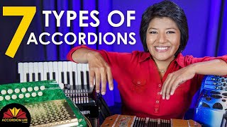 7 Most Common Types of Accordions  🎵 Accordion Life Academy 🎵 [upl. by Kurland]