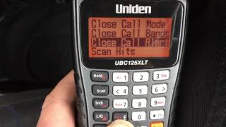 Uniden Ubc125xlt 33 Close call demo and explanation [upl. by Norab]