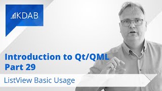 Introduction to Qt  QML Part 29  ListView Basic Usage [upl. by Swamy]