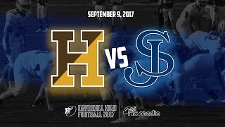 Haverhill High Football vs St Johns Prep  September 9 2017 [upl. by Peggi]