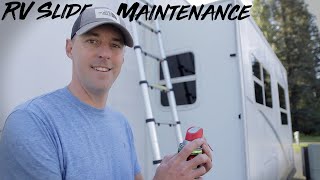 RV Slide Maintenance And Tips [upl. by Mendelsohn]