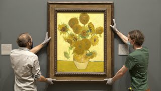 Vincent van Gogh Sunflowers Letters amp Life  The National Gallery London [upl. by Nygem657]