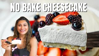 Keto No Bake Cheesecake Recipe  How to Make No Bake Cheesecake [upl. by Borchers441]