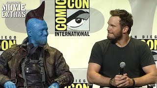 Guardians of Galaxy Vol2  Panel Highlights and Interviews at ComicCon 2016 Marvel [upl. by Rehtse571]