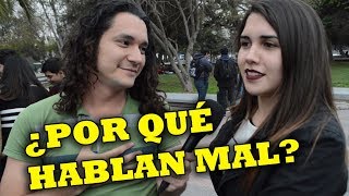 ¿LOS CHILENOS HABLAN MAL ENTREVISTAS EN SANTIAGO DE CHILE PARTE 1 [upl. by Gaven]