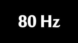 80 Hz Test Tone 10 Hours [upl. by Nrek43]