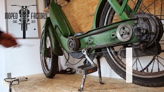 Piaggio Ciao Mofa 1978 Restauration pt 1 Zerlegen  Moped Factory [upl. by Cormick290]