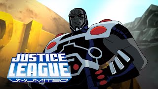 Batman escapes from Darkseid´s Omega Beams  Justice League Unlimited [upl. by Aridaj693]