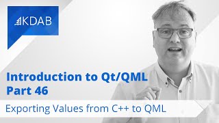 Introduction to QtQML Part 46  Exporting Values from C to QML [upl. by Ilrebmyk198]