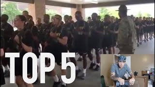 My Top 5 US Army Cadences Must Listen [upl. by Griffith985]