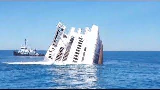 Sinking MV Twin Capes  Cape May Ferry [upl. by Nylimaj]