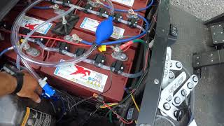 Golf Cart Batteries and Watering System Install [upl. by Yekim]