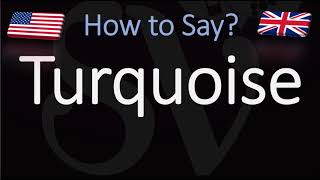 How to Pronounce Turquoise CORRECTLY [upl. by Auqinihs]