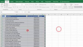 Gestion de Cumpleaños con Excel [upl. by Atinniuq170]