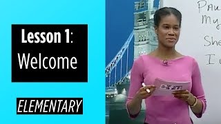 Elementary Levels  Lesson 1 Welcome [upl. by Eldred]