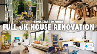 45 Years In 40 Minutes  FULL English Cottage House Renovation  From Start To Finish [upl. by Kristien]