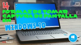 4 formas de tomar captura de pantalla en windows 10 PC  Laptop [upl. by Aitnohs]