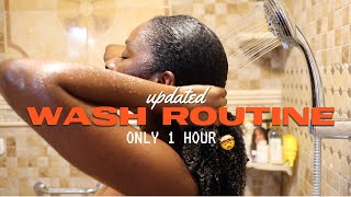 My Updated Wash Day Routine  FASTER EASIER amp SIMPLER [upl. by Lillie]