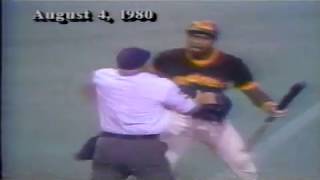 Dave Winfield charges the mound against Nolan Ryan [upl. by Lain]