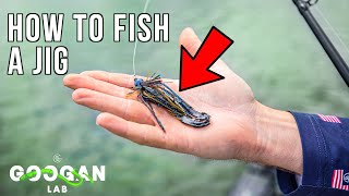 HOW TO FISH A JIG  BASS FISHING BASICS [upl. by Airat]