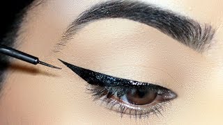 4 EASY EYELINER STYLES in 3 MINUTES [upl. by Akcirederf500]