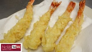 How To Stretch Shrimp For Tempura  How To Make Sushi Series [upl. by Yemerej543]