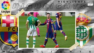 FC Barcelona 5  2 Real Betis  HIGHLIGHTS amp GOALS  1172020 [upl. by Irihs]