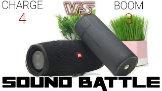 JBL Charge 4 vs UE Boom 3 Sound Battle 🙄Someone still lagging behind [upl. by Yntirb]