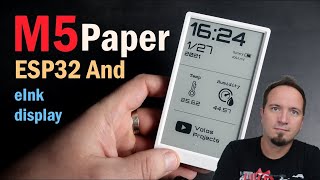 M5Paper ESP32 development board with EInk display [upl. by Sivad698]