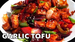 TASTIEST GARLIC TOFU RECIPE RESTAURANT STYLE  Chilli Garlic Soya Paneer Recipe [upl. by Bhatt]