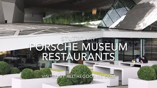 Porsche Museum Restaurants Stuttgart  allthegoodiescom [upl. by Etnuhs]