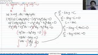 Learning Homogeneous DE Part 4 in 10 minutes  Differential equations [upl. by Annaes]