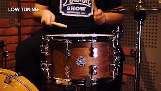 PDP Maple Walnut 14x8 Snare Drum Demo Limited Edition [upl. by Mcnamee263]